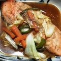 のちぞう's cooksnap of when they made 野菜たっぷり♪鮭のちゃんちゃん焼き.