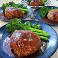 ｸﾏﾘｴ's cooksnap of when they made 肉肉しいハンバーグ♪.