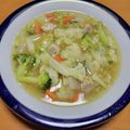 クックY08S17☆'s cooksnap of when they made カリフラワーの具沢山うま煮スープ.