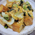かおぽんぽこりん's cooksnap of when they made 厚揚げとチンゲンサイと玉子の中華炒め風.