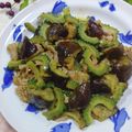 みっちゃん❇️68's cooksnap of when they made 茄子とゴーヤの味噌炒め.