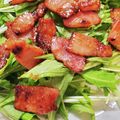 はる7's cooksnap of when they made 焼肉のタレで簡単♪水菜とベーコンのサラダ.