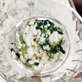 クックのぶNS☆'s cooksnap of when they made 白だしでターサイの白和え.