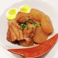 まんまるまうちゃん's cooksnap of when they made 圧力鍋でトロける大根と豚バラの角煮.