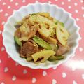 mana1020。's cooksnap of when they made れんこん豚肉のニンニク味噌炒め☆簡単副菜.