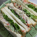 まゆみきママ's cooksnap of when they made おひとりさまのごぼうサラダサンド.