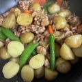 ＊あすまる＊'s cooksnap of when they made ♥豚肉と新じゃがのこってり甘辛炒め♥.