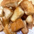 テアフラビン's cooksnap of when they made 揚げない食パン耳ラスク☆きな粉、シナモン.