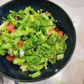 なーみなみ's cooksnap of when they made 塩昆布ドレッシングで♪トマトレタスサラダ.