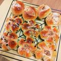 kakoponn's cooksnap of when they made 花形くるみパン.