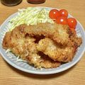 犬Gyami's cooksnap of when they made 卵無し ヒレカツ.