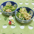 みかかめ's cooksnap of when they made ✿鶏皮ときゅうりの酢の物✿.