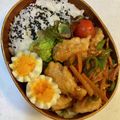yu🐓's cooksnap of when they made わっぱ弁当＊鶏むね肉のピリ辛炒め.