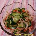 ＶＩＶＡバナナ's cooksnap of when they made きゅうりのサッパリ和え.