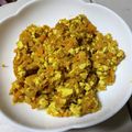 ふすこ's cooksnap of when they made シーチキンと豆腐のカレーそぼろ丼.