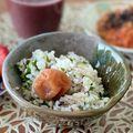 ちゃぴ♥'s cooksnap of when they made 給食で人気の☆わかめご飯.