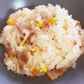 tomo_rico's cooksnap of when they made ベーコンとミックスベジタブル☆ピラフ.