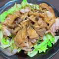 ちょ〜☆'s cooksnap of when they made 簡単☆鶏もものゴマ味噌キノコソースがけ.