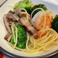 ＊tomomama＊'s cooksnap of when they made ✿❀海老とブロッコリーのパスタ❀✿.