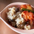 ベアファミリー's cooksnap of when they made 玄米きのこピラフ♪炊飯器で.