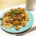 yamahyu's cooksnap of when they made 豚ミンチキムチで焼きうどん.