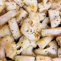 クック6W344U☆'s cooksnap of when they made れんこん/マヨ/ニンニク/つまみ.
