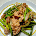 ♪ゆかたん♡'s cooksnap of when they made 豚肉とにんにくの芽の炒め物.