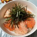速めのパブロ's cooksnap of when they made サーモンの炙り丼.