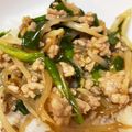 chacokon☆'s cooksnap of when they made 簡単☆ひき肉のニラもやし炒め.
