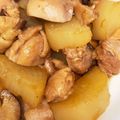 たーちまーちー's cooksnap of when they made 鶏もも肉と大根のしみしみ甘辛煮.