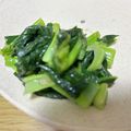 ゆず:P's cooksnap of when they made 小松菜のさっぱりレモンサラダ☆.