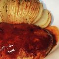 三七子's cooksnap of when they made トースターで簡単ハッセルバックポテト.
