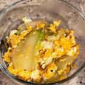 chihirola's cooksnap of when they made アーサイと卵の炒め物.