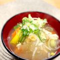 ＊sunlight＊'s cooksnap of when they made ＊豚汁(お味噌汁)＊に生姜で温まろ♡.
