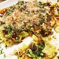 うめ食堂's cooksnap of when they made 長芋のお好み焼き.
