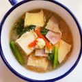 ありみりん♡'s cooksnap of when they made 具材楽しむお味噌汁☆厚揚げ/ベーコンほか.