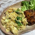 chi−ちゃん's cooksnap of when they made 栄養たっぷり！チンゲンサイのチャーハン.