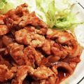yaｰya's cooksnap of when they made コチュジャンで♪あまカラ生姜焼き♪.