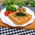KBBキッチン☆'s cooksnap of when they made 鮭フレークのマヨチーズトースト.