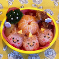 hime's cooksnap of when they made 幼稚園年少　鬼ちゃん三兄弟お弁当.