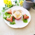 mamaRD's cooksnap of when they made ウインナーのハートトースト♡.