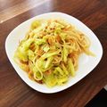 kudamono☆'s cooksnap of when they made 春キャベツと桜えびのスパゲティ.