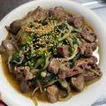 Tuyu☆'s cooksnap of when they made ☼臭みなし♪鶏レバにらもやし炒め.
