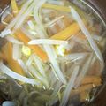 ひぃちゃんひー's cooksnap of when they made もやしと人参の塩バタースープ.