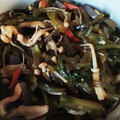 miyam315's cooksnap of when they made 乾燥茎わかめときのこの煮物.