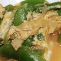 ヨシヨッシー's cooksnap of when they made スナップえんどうの卵とじ.