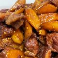 ふぅまま☆'s cooksnap of when they made ゴマ風味 新牛蒡と牛角切りの柔らか佃煮.