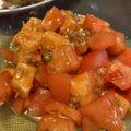 たまゴン♪'s cooksnap of when they made トマトだれのやみつき油淋サーモン.