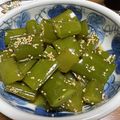 クック8J0LFQ☆'s cooksnap of when they made 茎わかめのナムル.