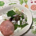 おはなすき's cooksnap of when they made 簡単長芋とベビーリーフのサラダ^_^.